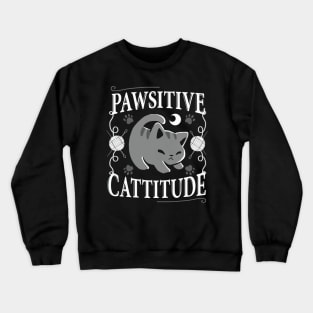 Pawsitive Cattitude Crewneck Sweatshirt